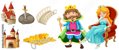 Fairytale characters and other elements