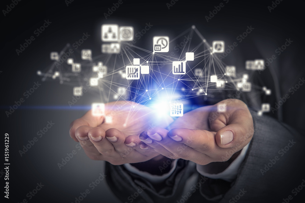Social networking scheme . Mixed media Social networking scheme . Mixed media