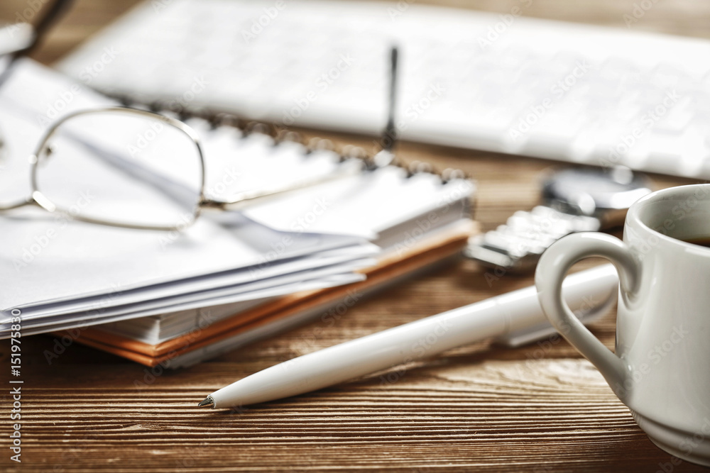 Naklejka premium Business still life concept