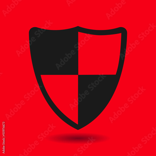 Shield icon. Protection concept.  Software designed to detect and destroy computer viruses.