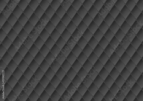 Luxury black upholstery texture vector abstract background
