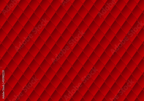 Luxury red upholstery texture vector abstract background