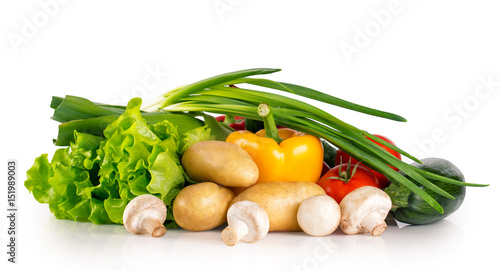 Fresh healthy raw vegetables