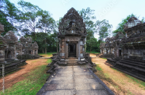 Chau Say Tevoda temple in Angkor temples complex, Cambodia, Asia photo