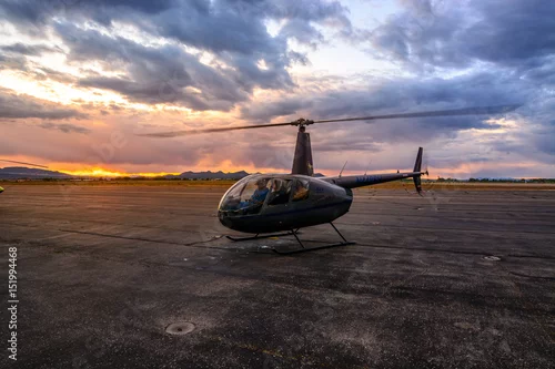 Obraz Robinson R44 Shutdown