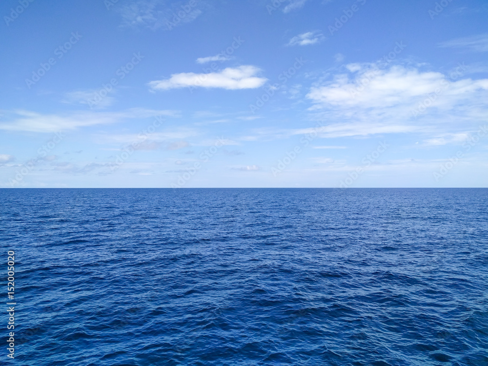 Beautiful water of the ocean with Sky at Koh ha, Similan No.5, a Group of Similan Islands in The Andaman Sea Thailand.