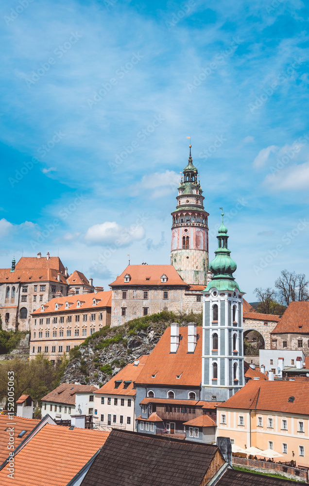 Туристические достопримечательности Европы. Старинный чешский город и замок