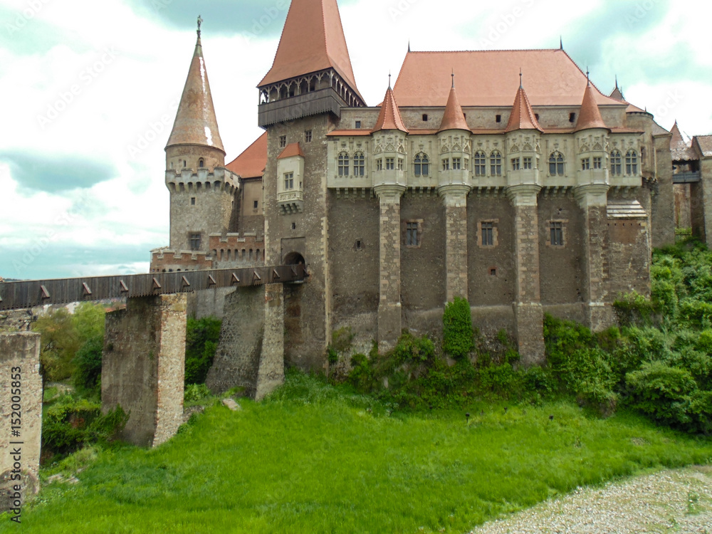 Corvin castle in Hunedoara