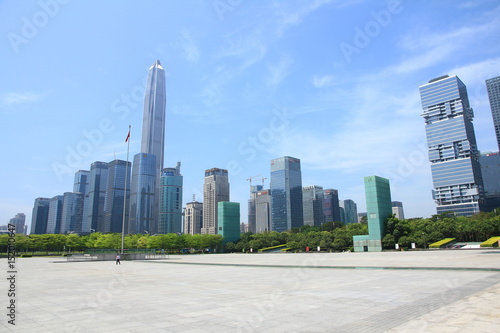 Skyline of Shenzhen, China © marcuspon