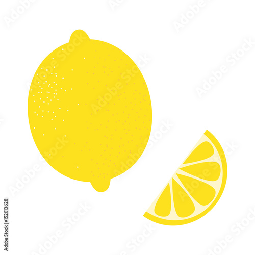 Lemon icon. Vector illustration