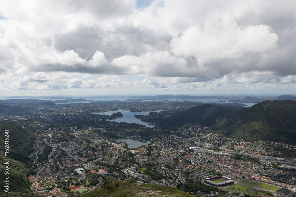 Bergen Norway View From Mount Ulriken