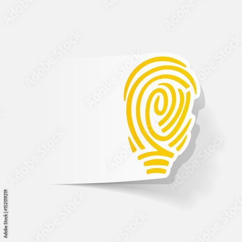 realistic design element: fingerprint