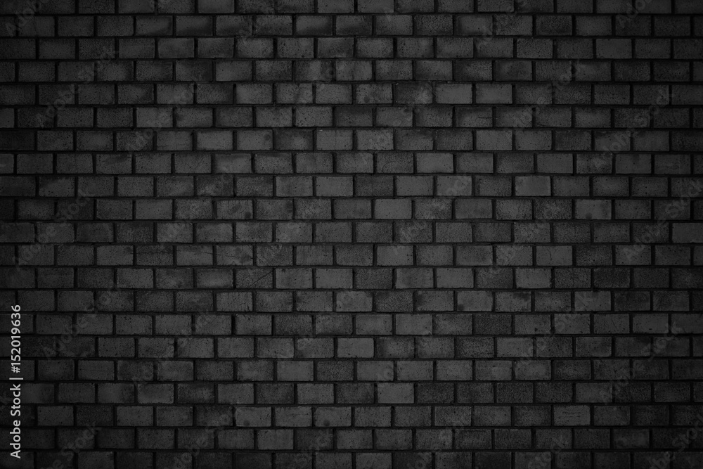 gloomy background, black brick wall of dark stone texture gloomy background, black brick wall of dark stone texture