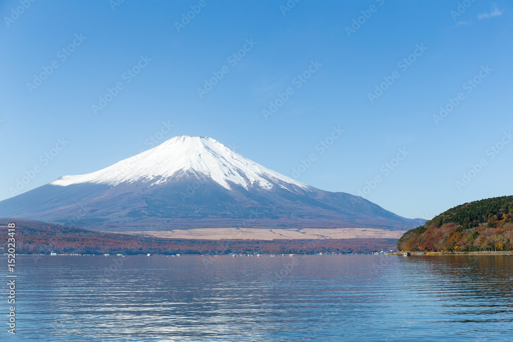 Lake Yamanaka and Mount Fuji