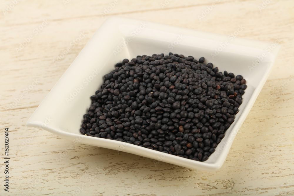 Black lentils Black lentils