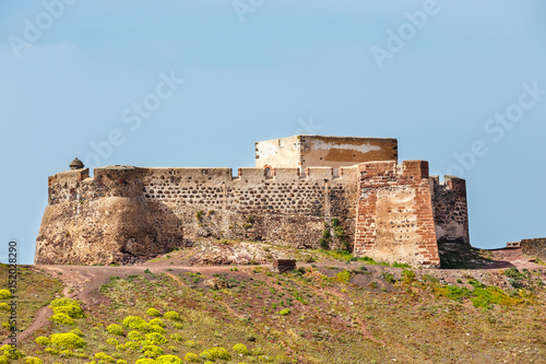 Castle of Santa Barbara near Teguise, Lanzarote, Canary Islands, Spain photo