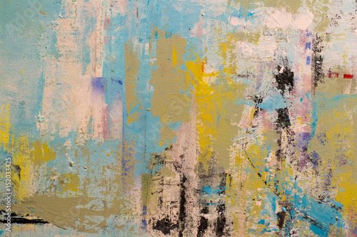 Abstract oil painting background. Oil on canvas. Hand drawn oil painting.Color texture. Fragment of artwork. Brushstrokes of paint. Modern art. Contemporary art. Colorful canvas. Watercolor drips