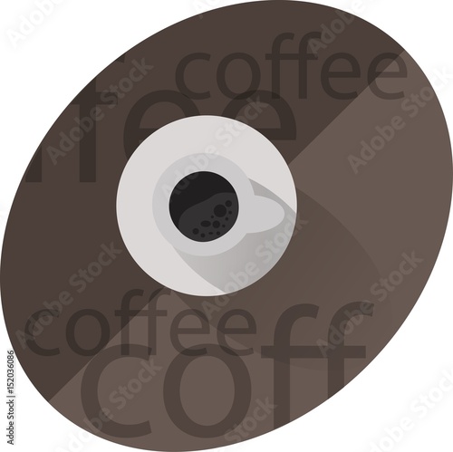 Cup of black coffee