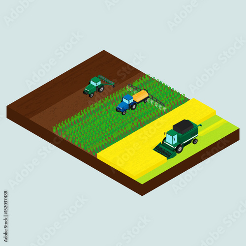 Set of farmer icons
