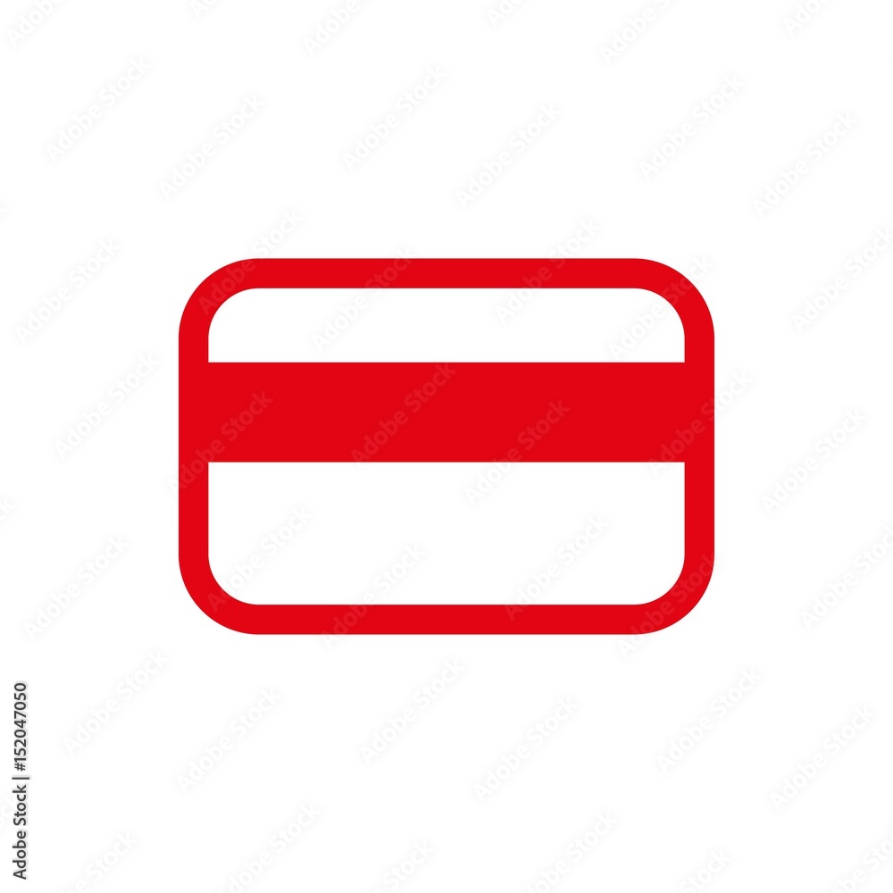 Credit card vector web icon Credit card vector web icon