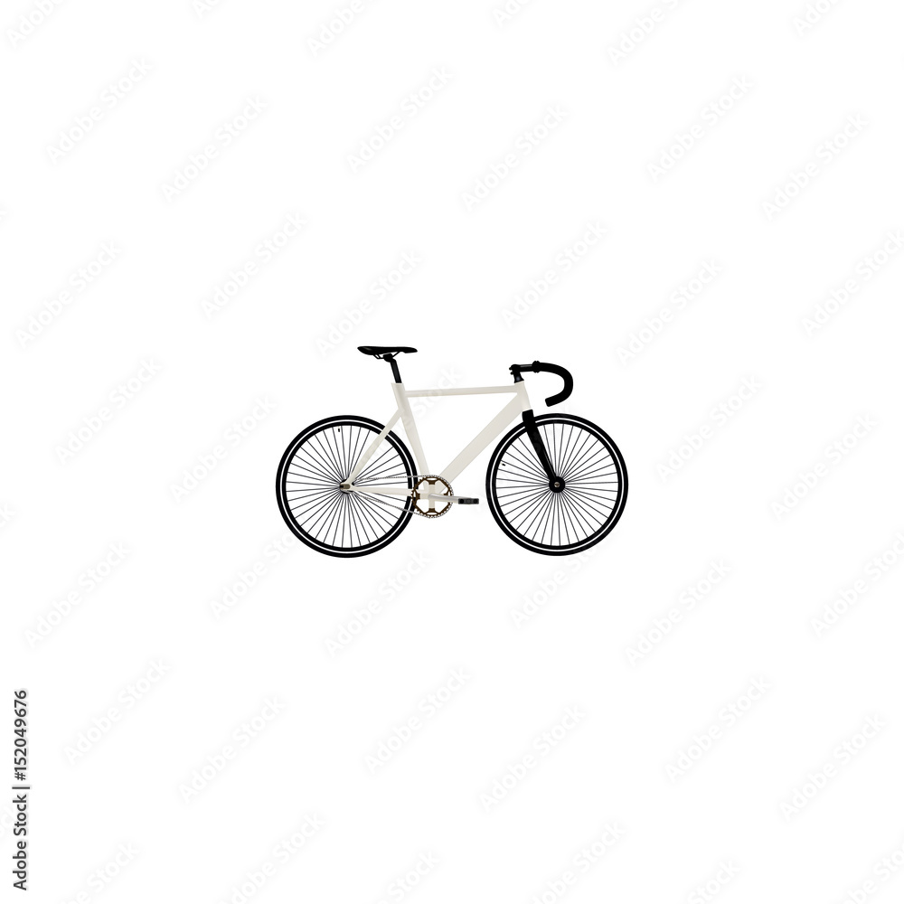 Realistic Track Cycle Element. Vector Illustration Of Realistic Road ...