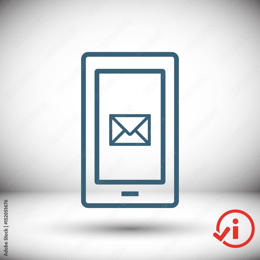 phone sms icon stock vector illustration flat design phone sms icon stock vector illustration flat design