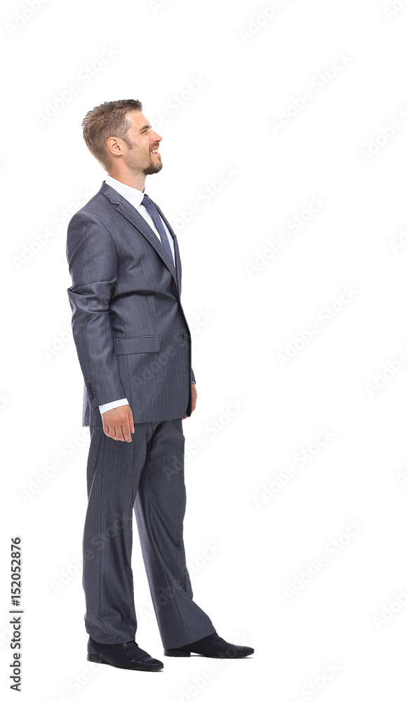 Successfull businessman on white background Successfull businessman on white background