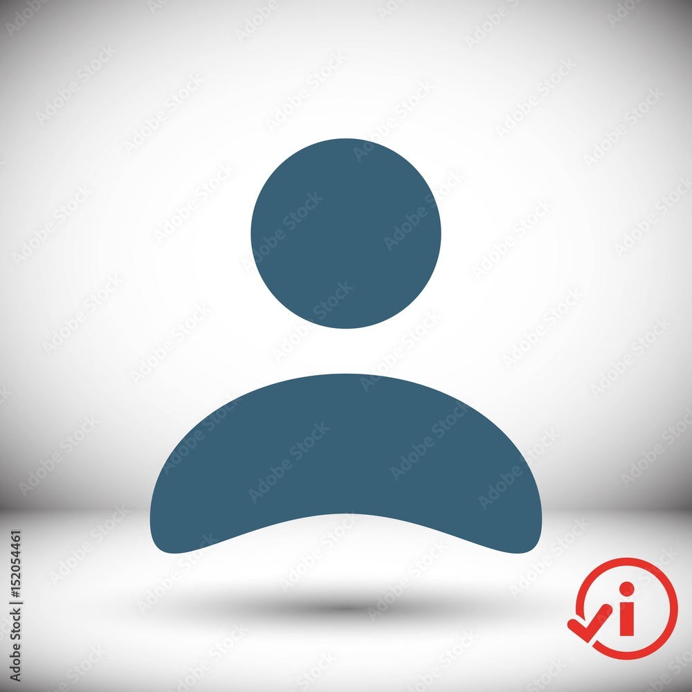 Man icon stock vector illustration flat design Man icon stock vector illustration flat design