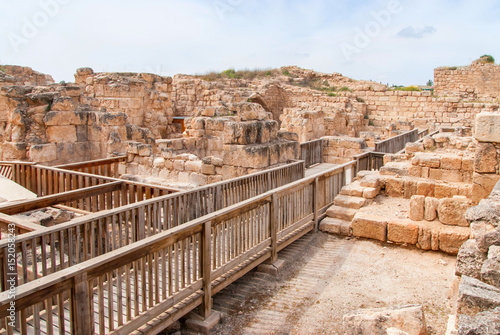 Crusader medieval fortress in Beit Guvrin National Park