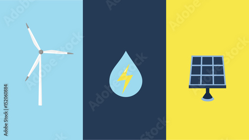 Erneuerbare Energie Icon