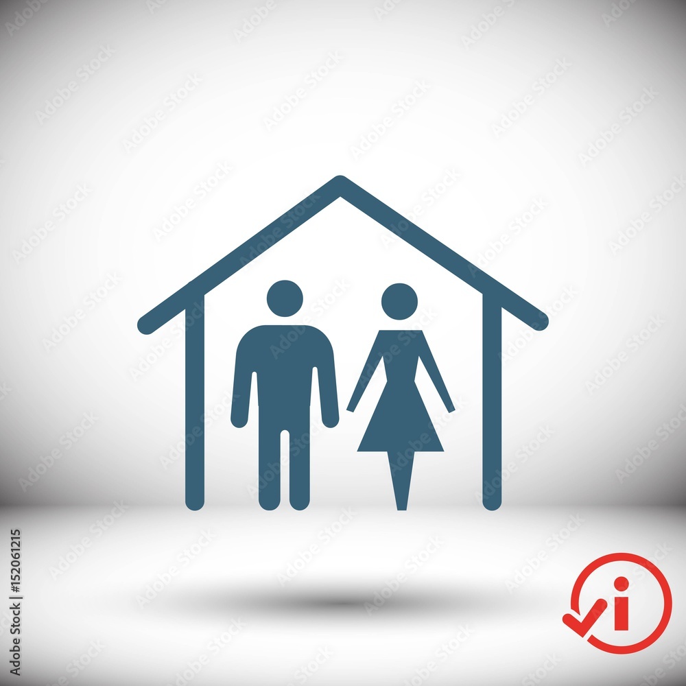 home icon stock vector illustration flat design home icon stock vector illustration flat design