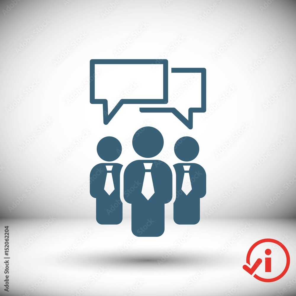 speaking of people, the chat icon stock vector illustration speaking of people, the chat icon stock vector illustration