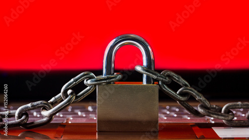 Foto Ransomware,Malware,Encrypt and Hacking Conceptual with Padlock