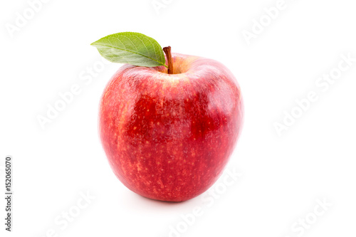 Red Apple on a white background