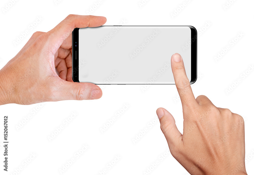 Hand Hold Smartphone for snapping a picture Hand Hold Smartphone for snapping a picture
