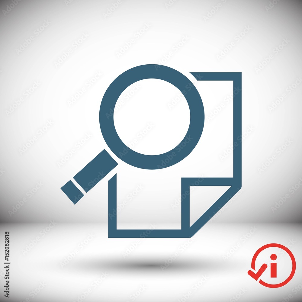search icon stock vector illustration flat design search icon stock vector illustration flat design
