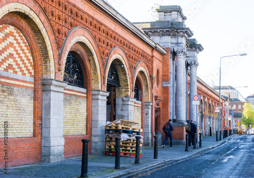 Photography DUBLIN, IRELAND - March 31, 2017: Traditional antique city building in Dublin Ir