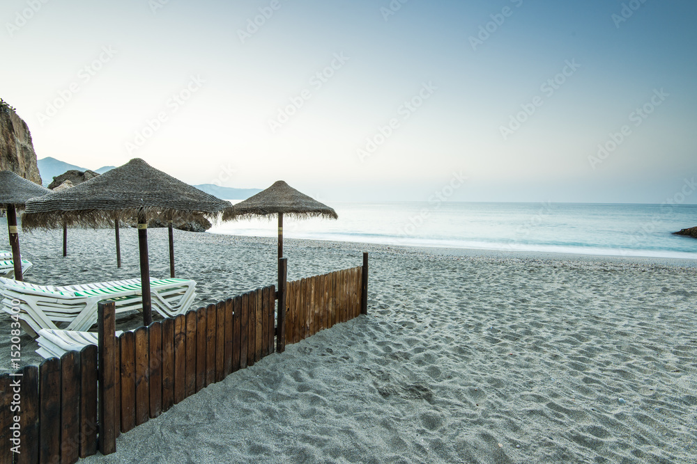 Fototapeta premium Beach in Nerja, Spain
