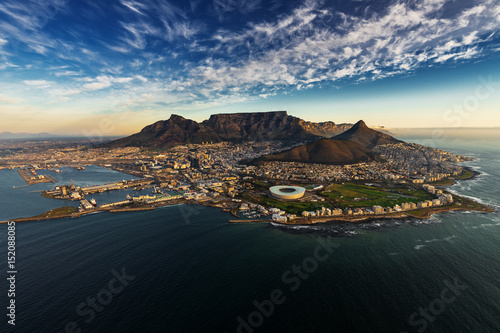 Table Mountain aerial view photo
