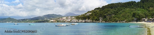 Bucht vor dem italienischen Seebad Palinuro, im Hintergrund Centola photo