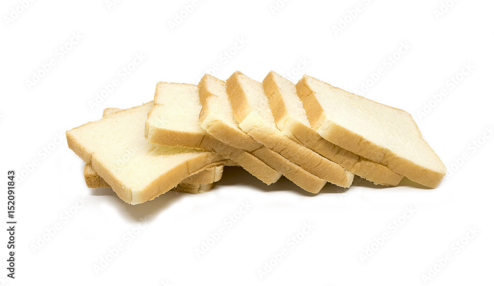 Sandwich bread isolated on white background Sandwich bread isolated on white background