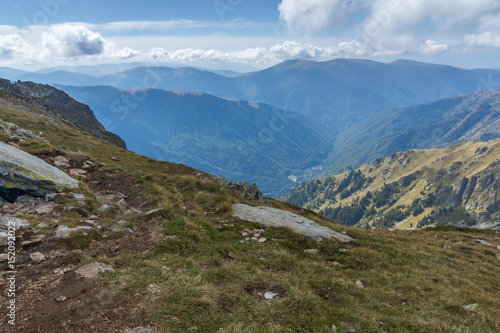 Amazing Landscape from Malyovitsa peak, Rila Mountain, Bulgaria