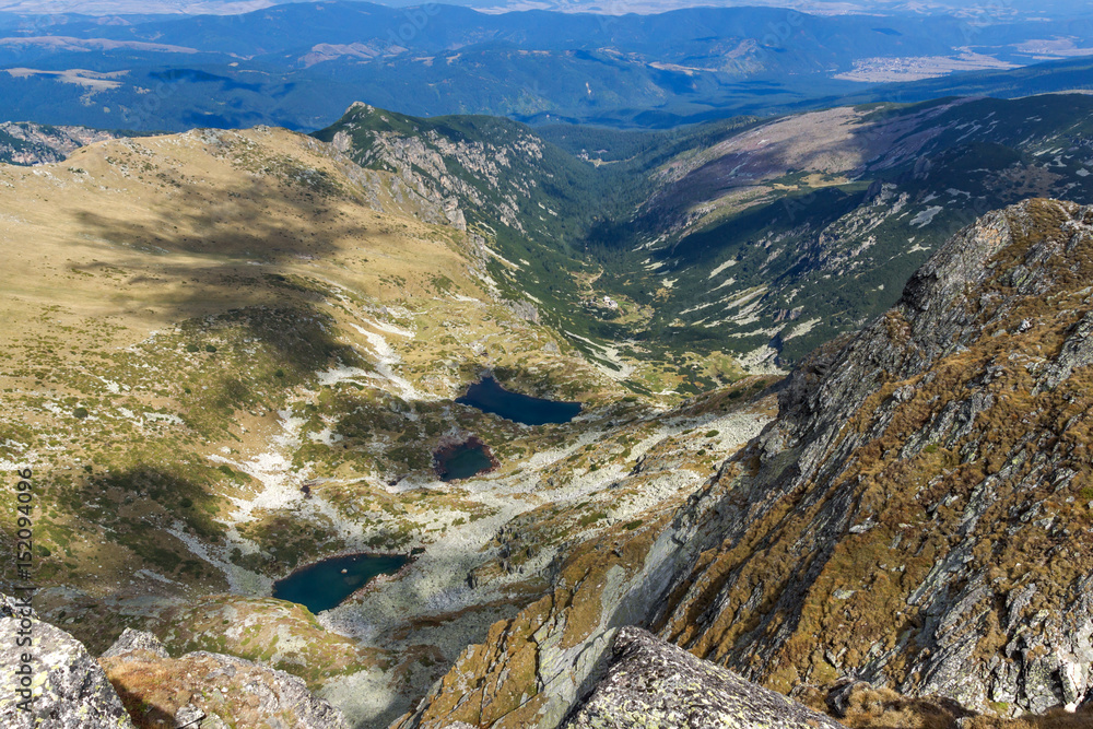 Amazing Landscape from Malyovitsa peak, Rila Mountain, Bulgaria Amazing Landscape from Malyovitsa peak, Rila Mountain, Bulgaria