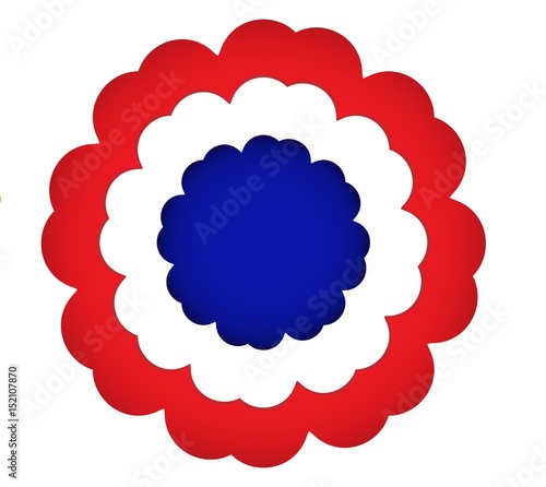 cocarde france drapeau bleu blanc ronge