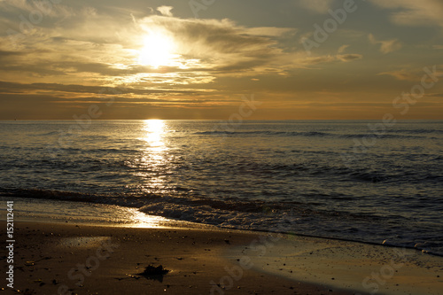 Sonnenuntergang an der See