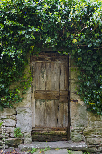 Old Garden Door in Cortona, Italy