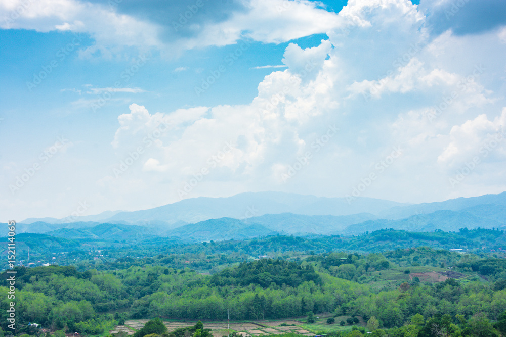 mountain and countryside landscape view in asia mountain and countryside landscape view in asia