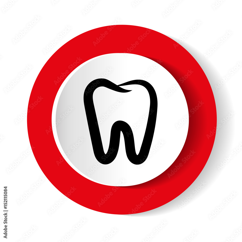teeth icon dentist flat vector sign/symbol. For mobile user interface teeth icon dentist flat vector sign/symbol. For mobile user interface