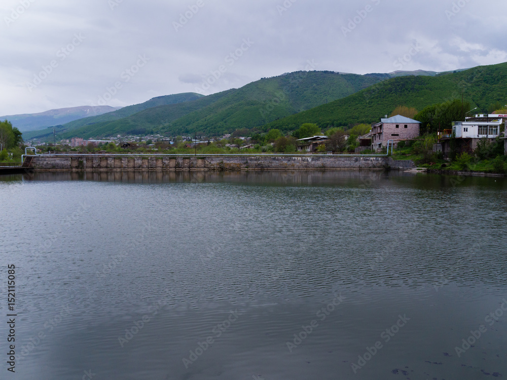 Beautiful lake landscape, Armenia