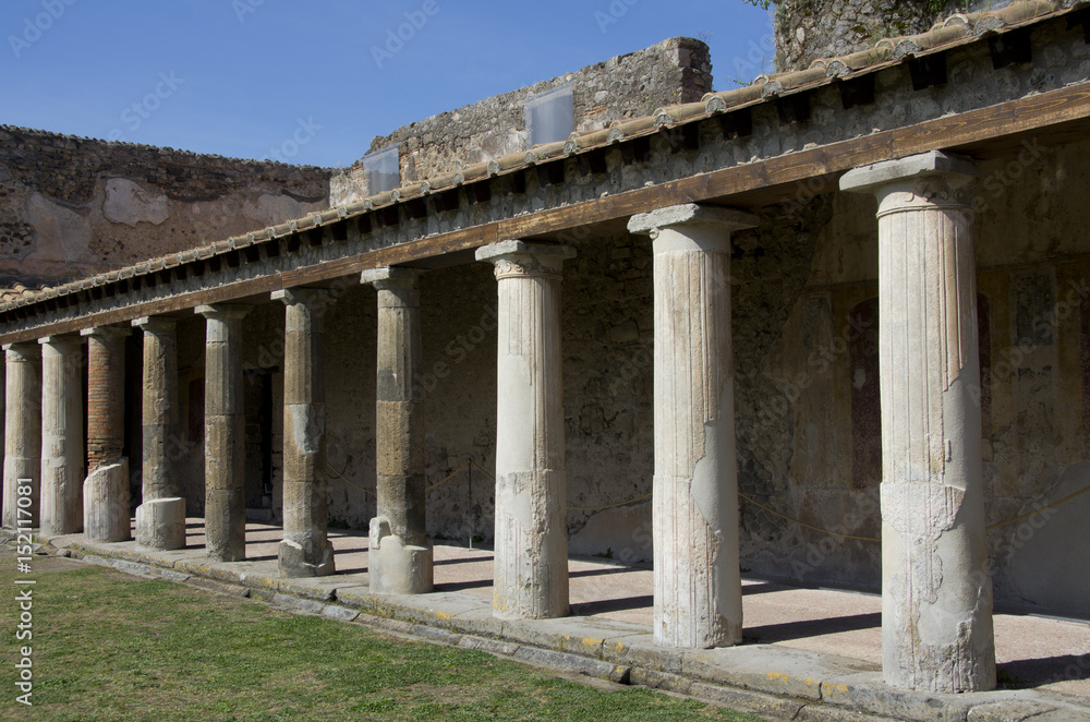 Stabian Baths at Pompeii, Italy